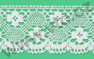 Cotton bobbin lace - 78 mm