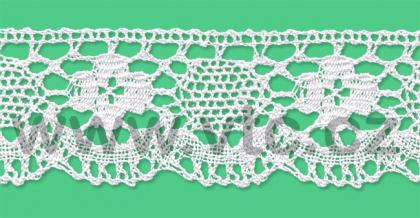 Cotton bobbin lace - 50 mm