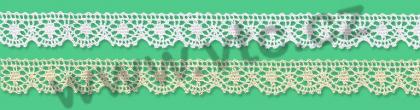 Cotton bobbin lace - 11 mm
