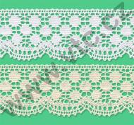 Cotton bobbin lace - 55 mm