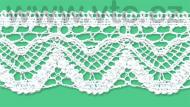 Cotton bobbin lace - 58 mm