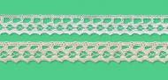 Cotton bobbin lace - 17 mm