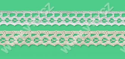 Cotton bobbin lace - 17 mm