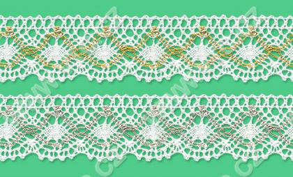 Cotton bobbin lace - 32 mm