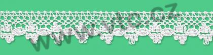 Cotton bobbin lace - 21 mm