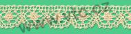 Cotton bobbin lace - 25 mm