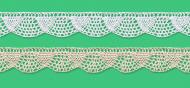 Cotton bobbin lace - 17 mm