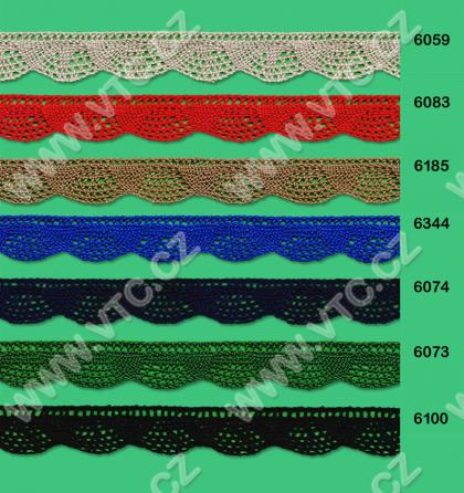 Cotton bobbin lace - 17 mm