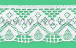 Cotton bobbin lace - 73 mm