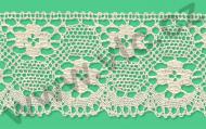 Cotton bobbin lace - 78 mm