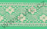 Cotton bobbin lace - 74 mm