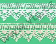 Cotton bobbin lace - 50 mm