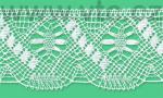 Cotton bobbin lace - 78 mm