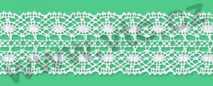 Cotton bobbin lace - 42 mm