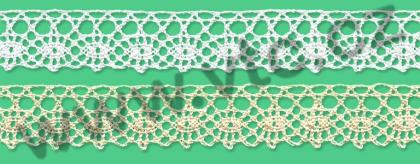 Cotton bobbin lace - 19 mm