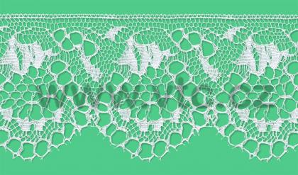 Cotton bobbin lace - 82 mm