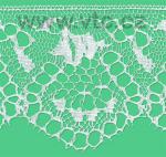 Cotton bobbin lace - 150 mm
