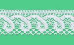 Cotton bobbin lace - 45 mm