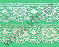 Cotton bobbin lace - 40 mm