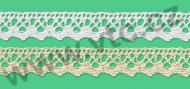 Cotton bobbin lace - 20 mm
