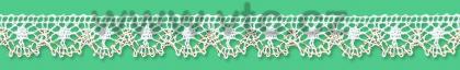 Cotton bobbin lace - 11 mm
