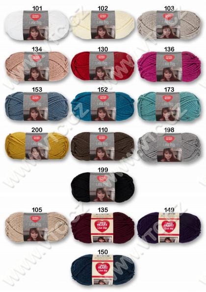 Priadza RED HEART LISA BIG