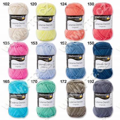 Garn CATANIA DENIM 10x50g
