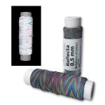 Reflective knit-in thread 0,5 mm - 50 m MULTICOLOR