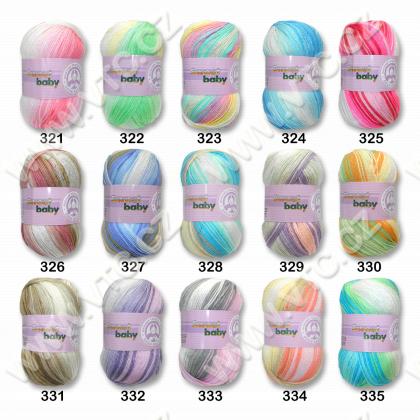 Yarn SWEET BABY 5x100 g