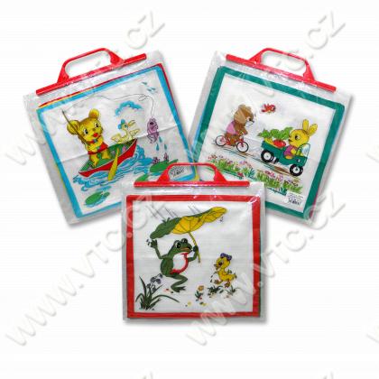 Printed kids handkerchief - 6pcs/pack