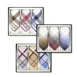 Men's handkerchief color - 3pcs/box