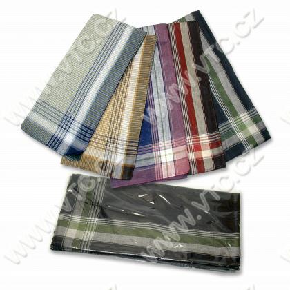 Kapesník pánský tmavý - bal.6 ks