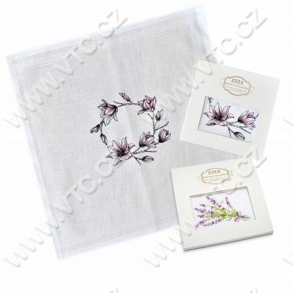 Ladies handkerchief Provence collection - 1 pc/box