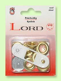 Eyelets LORD 8 mm - card