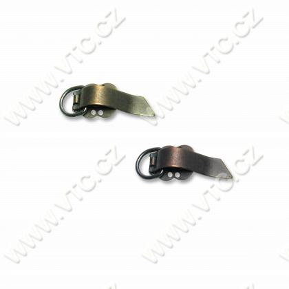 Háčik kožuchový KARA mosadz, meď - vätší