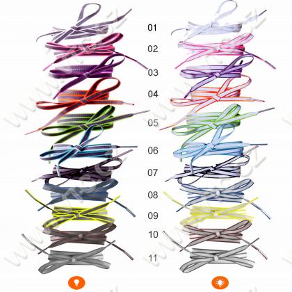 Reflective shoelaces 120 cm