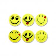 Reflective stickers - Smiley 6pcs