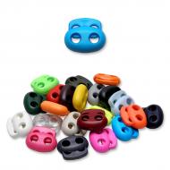 Cord stopper - large bean MIX 50 pcs