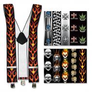 Men's braces 50 mm Y 120 cm printed