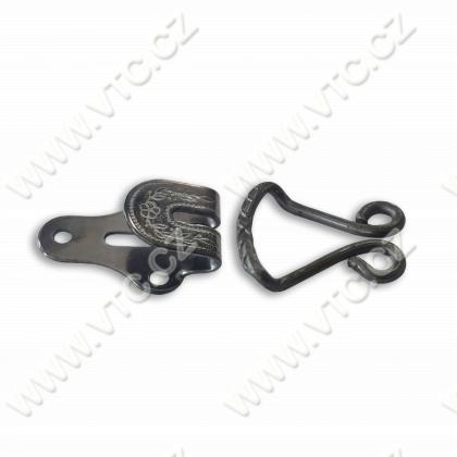 Trousers hook+bar 501 grey oxide