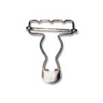 Overall buckles 3 cm WIRE nickel
