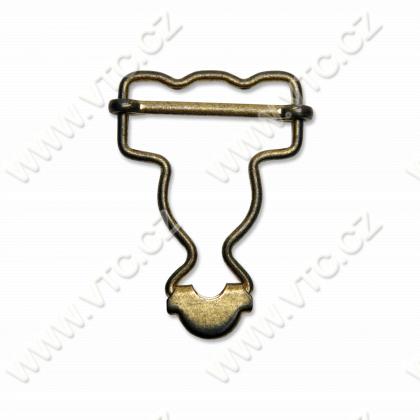Overall buckles 3 cm WIRE antique brass