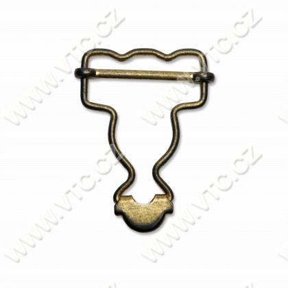 Overall buckles 3 cm WIRE antique brass