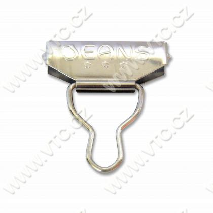 Záves overalový 4 cm JEANS nikel