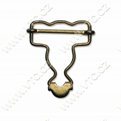 Overall buckles 4 cm WIRE antique brass