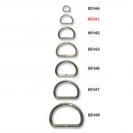 D-ring 16 mm nickel