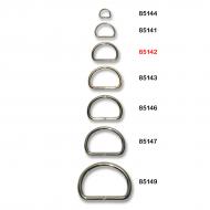 D-ring 20 mm nickel