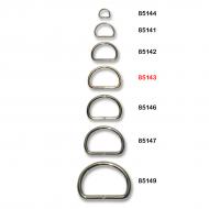 D-ring 24 mm nickel