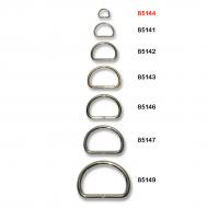 D-ring 10 mm nickel