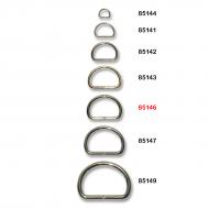 D-ring 26 mm nickel